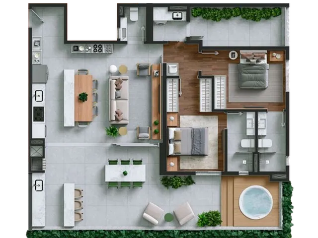 Imagem 5: Kóra Apartamento com 3 dormitórios