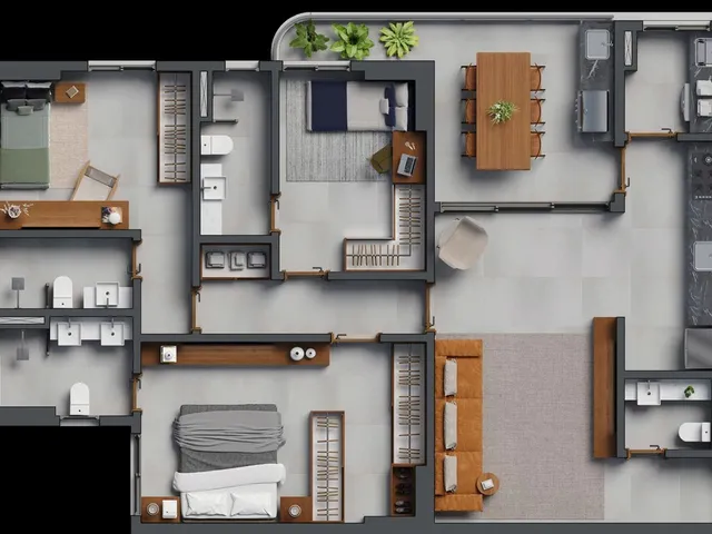 Imagem 7: Tom Bueno Apartamento com 3 dormitórios