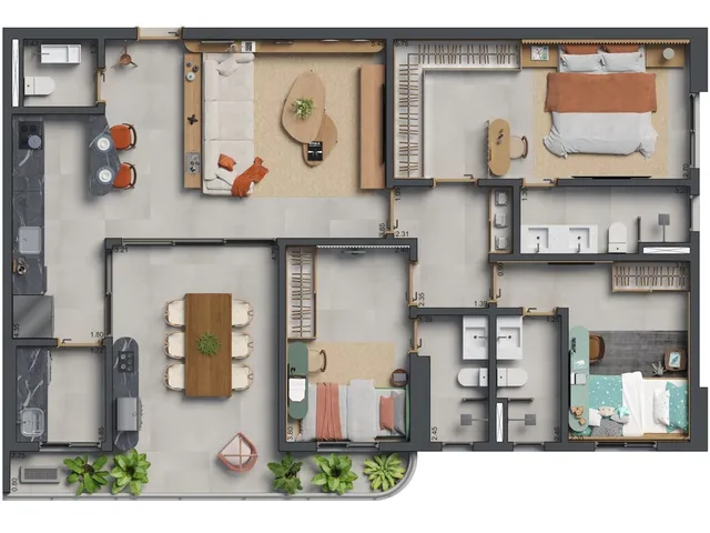 Imagem 8: Tom Bueno Apartamento com 3 dormitórios