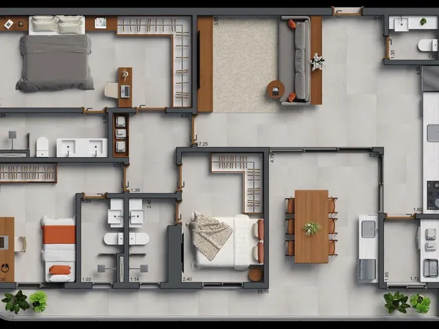 Imagem 10: Tom Bueno Apartamento com 3 dormitórios