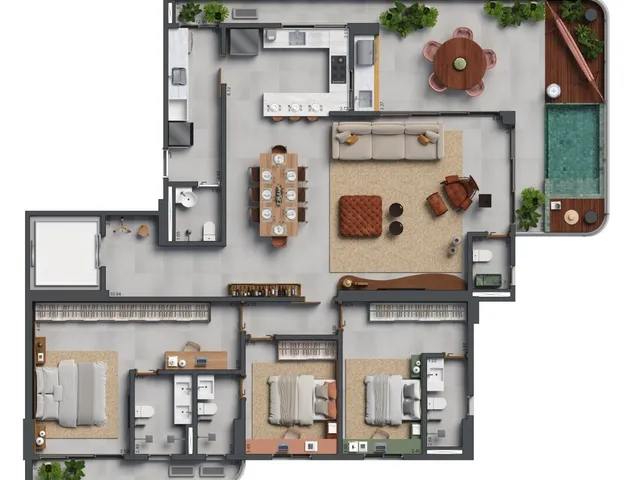 Imagem 12: Tom Bueno Apartamento com 3 dormitórios