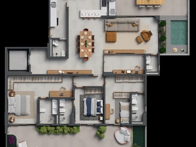 Imagem 13: Tom Bueno Apartamento com 3 dormitórios