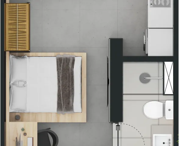 Imagem 5: Tivo Studios Apartamento com 1 dormitório