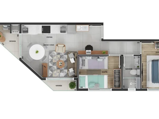 Imagem 4: TJM 526 Apartamento com 2 dormitórios