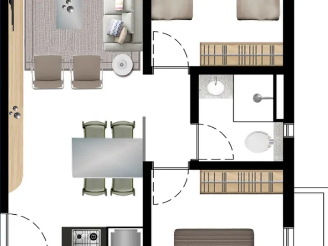 Imagem 3: Magda Suassuna Apartamento com 1 dormitório