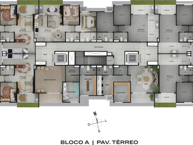 Imagem 3: Pátio Solare Apartamento com 2 dormitórios