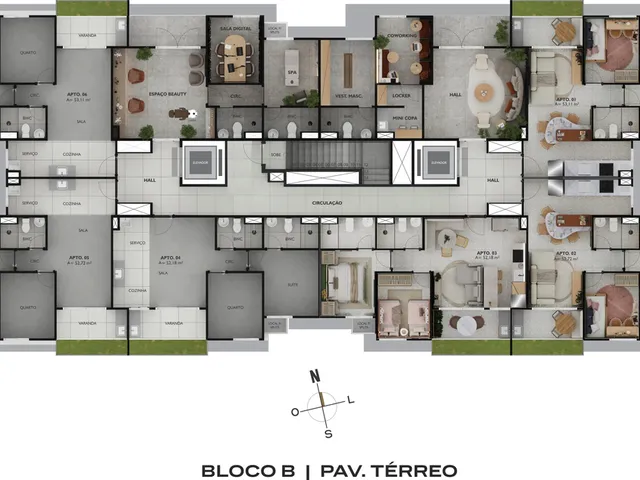 Imagem 4: Pátio Solare Apartamento com 2 dormitórios