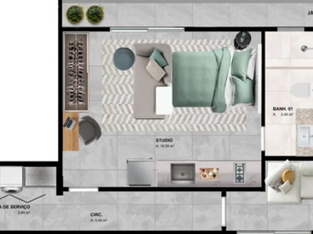 Imagem 5: 265.Brooklyn Apartamento com 2 dormitórios