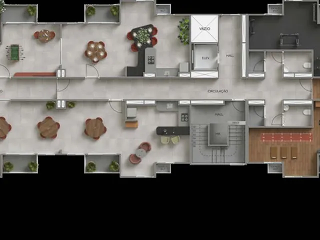 Imagem 3: Pátio Horí Apartamento com 2 dormitórios