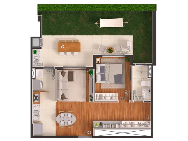 Imagem 7: Arbo Apartamento com 2 dormitórios