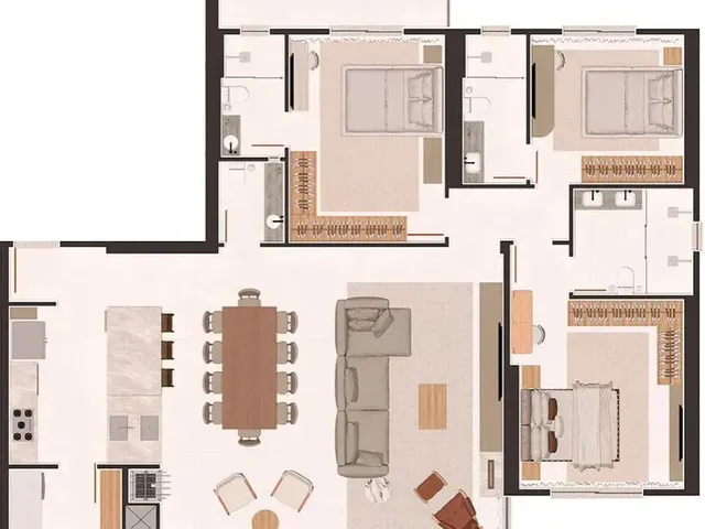 Imagem 6: El Roi Apartamento com 3 dormitórios