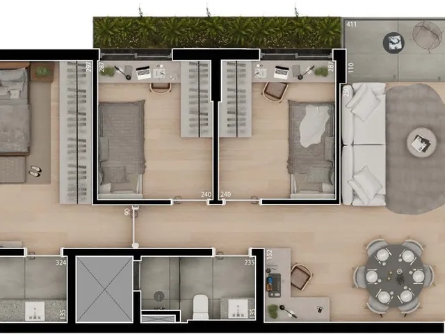 Imagem 8: Hike Apartamento com 3 dormitórios