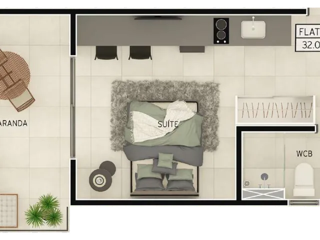 Imagem 13: Sieg Flat Apartamento com 1 dormitório