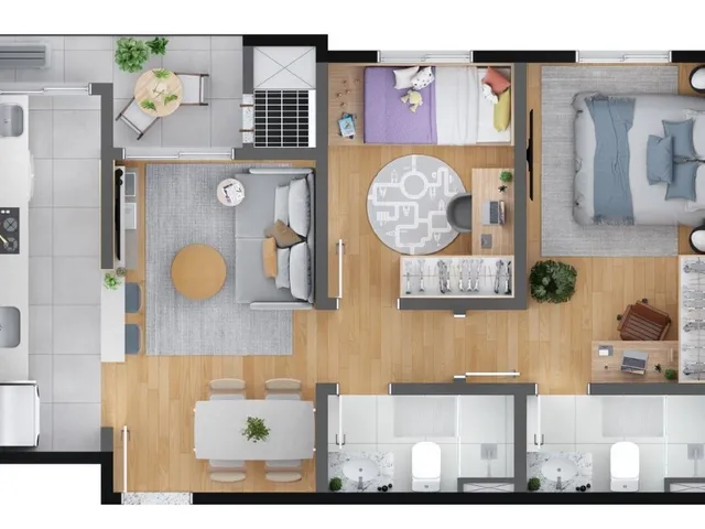 Imagem 5: Meo Neoville Apartamento com 2 dormitórios