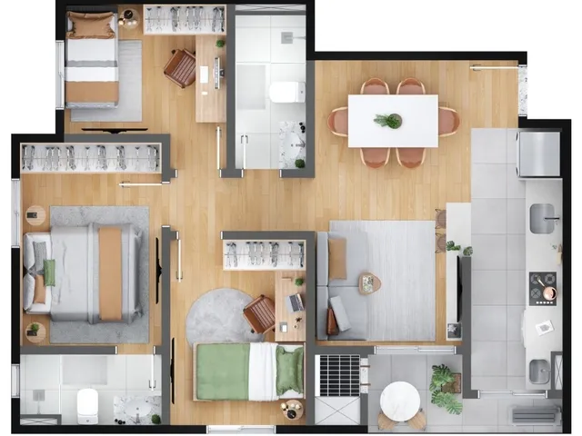 Imagem 7: Meo Neoville Apartamento com 2 dormitórios