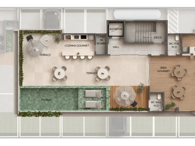 Imagem 3: Samoa Apartamento com 2 dormitórios