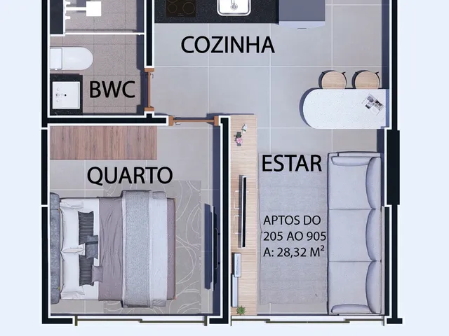 Imagem 9: Ária Boa Vista Apartamento com 2 dormitórios