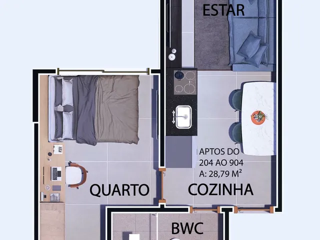Imagem 10: Ária Boa Vista Apartamento com 2 dormitórios