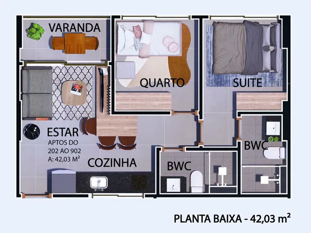 Imagem 14: Ária Boa Vista Apartamento com 2 dormitórios