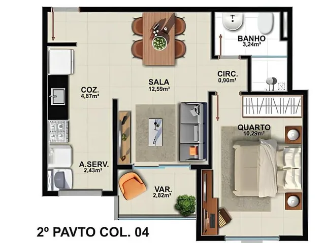 Imagem 3: Quattro Residencial Clube - Fase 3