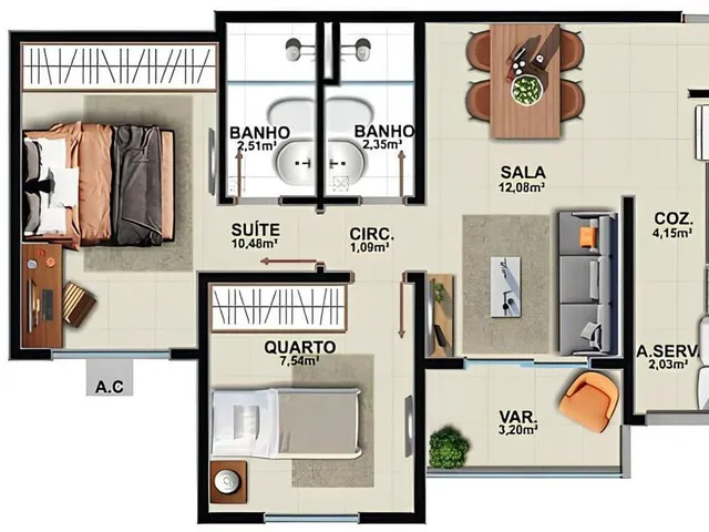 Imagem 7: Quattro Residencial Clube - Fase 3