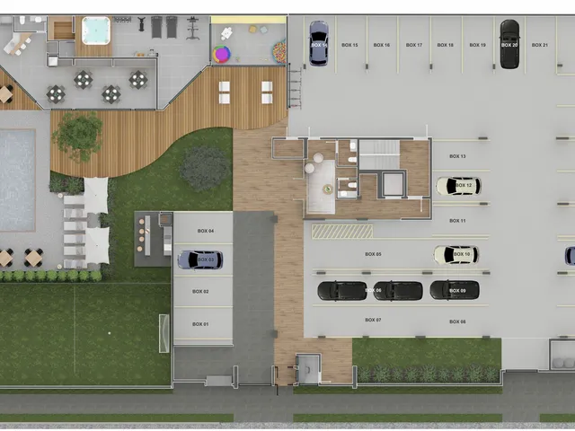 Imagem 16: Pátio - Pátio Apartamento com 2 dormitórios