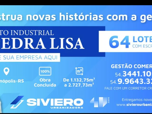 Imagem: Veranópolis Loteamento Industrial Pedra