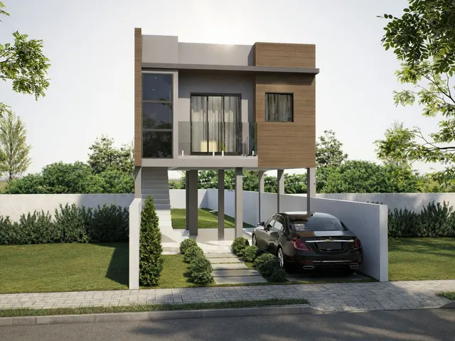 Imagem 2: Casa Sob Pilotis no Bairro São José/Coronel Massot - Casa Sob Pilotis no Bairro São José/Coronel Massot