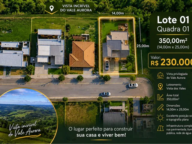 Imagem: Terreno no Vista dos Vales em Monte Belo
