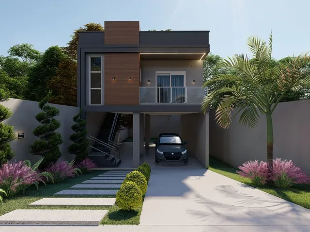 Imagem 4: Casa Térrea no Alto das Figueiras - Casa Sob Pilotis no Alto das Figueiras