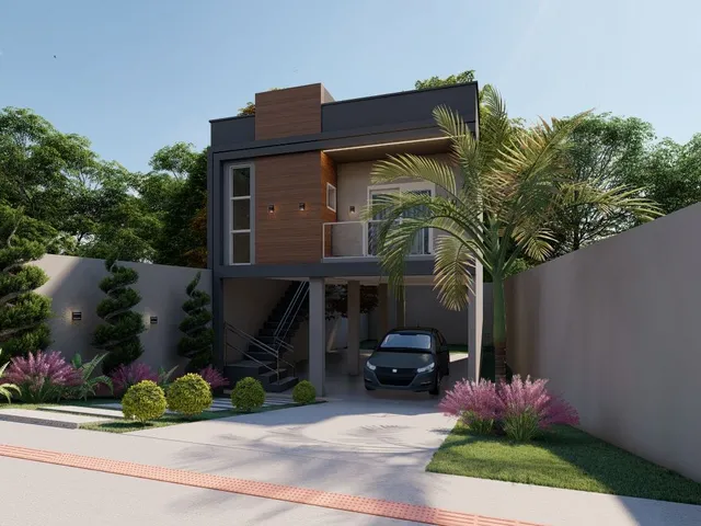 Imagem 2: Casa Térrea no Alto das Figueiras - Casa Sob Pilotis no Alto das Figueiras