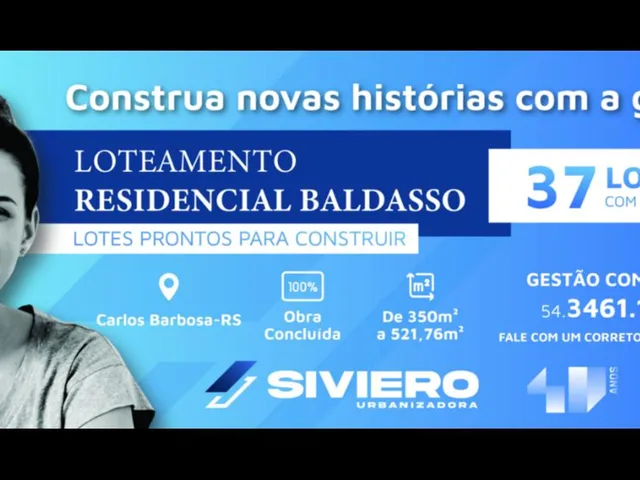 Imagem: Carlos Barbosa Loteamento Residencial Baldasso
