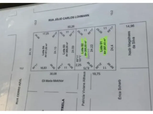 Imagem 2: Lote Rua Cerro Azul - Lote Rua Cerro Azul