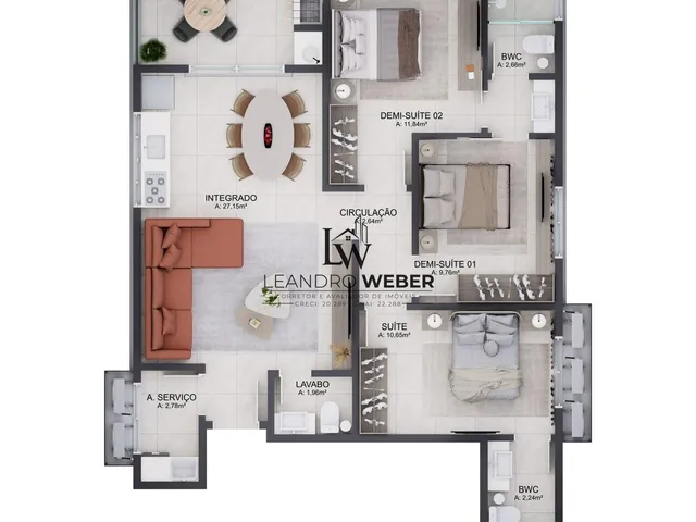 Imagem 9: Apartamento Praia de Mariscal em Bombinhas - SC
