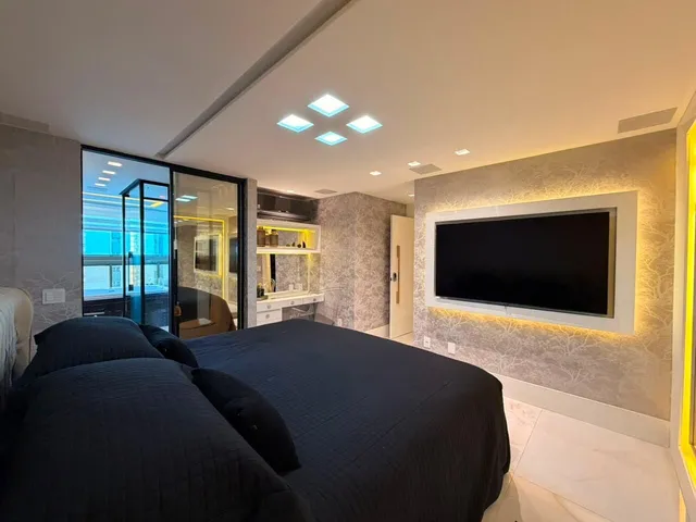Imagem 2: Apartamento Luxuoso de 3 Suítes, Alto Padrão de Acabamento, Porteira Fechada na Praia de Itaparica