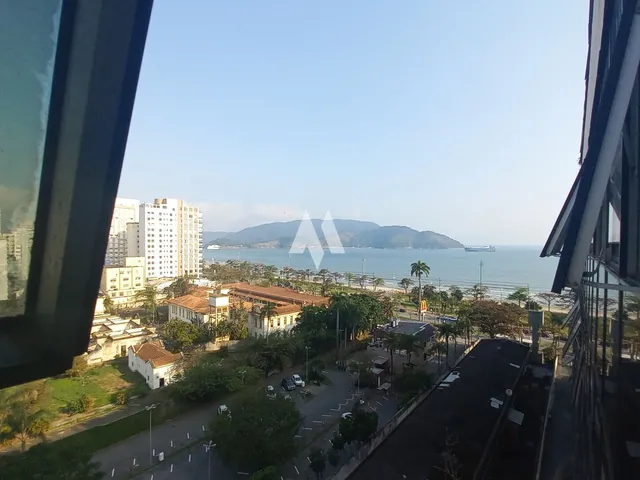 Imagem 2: Apartamento 1 Quarto 1 Vaga com Vista para o Mar para Alugar na Aparecida - Santos/Sp