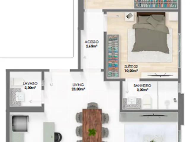 Imagem 10: Le Jardins Apartamento com 3 dormitórios
