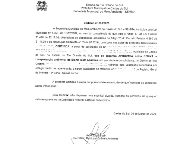 Imagem: Compensação Ambiental - Compensação