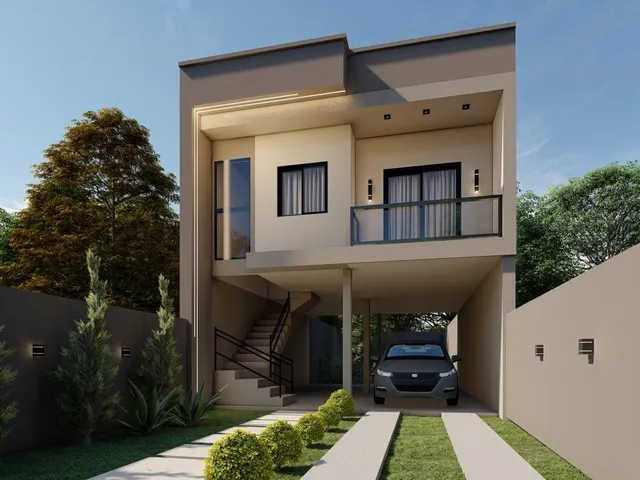 Imagem 2: Casa Sob Pilotis no Bairro São Cristóvão/At - Casa Sob Pilotis no Bairro São Cristóvão/At