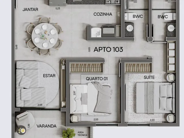 Imagem 7: Samá Park Apartamento com 2 dormitórios