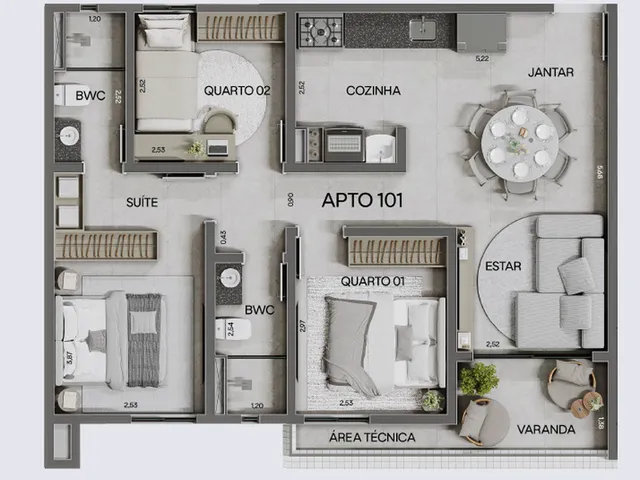 Imagem 10: Samá Park Apartamento com 2 dormitórios