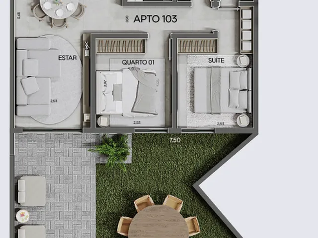 Imagem 11: Samá Park Apartamento com 2 dormitórios