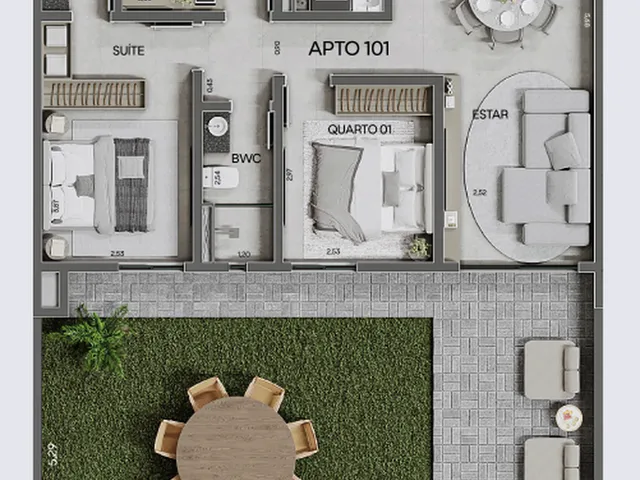 Imagem 13: Samá Park Apartamento com 2 dormitórios