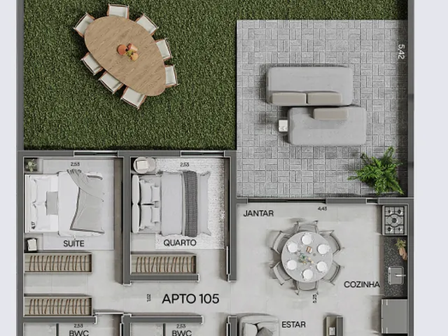 Imagem 14: Samá Park Apartamento com 2 dormitórios