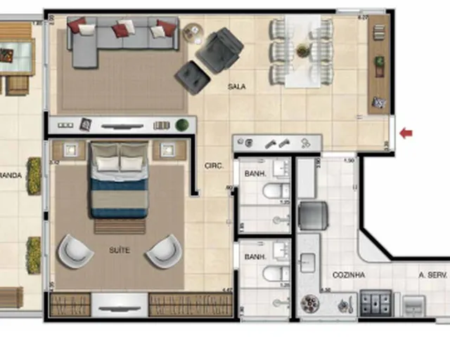 Imagem 11: Apartamento À Venda no Bairro Tijuca - Rio de Janeiro/Rj
