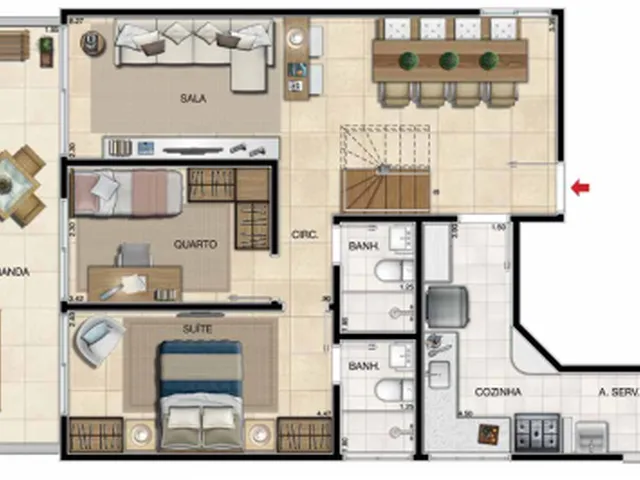 Imagem 13: Apartamento À Venda no Bairro Tijuca - Rio de Janeiro/Rj