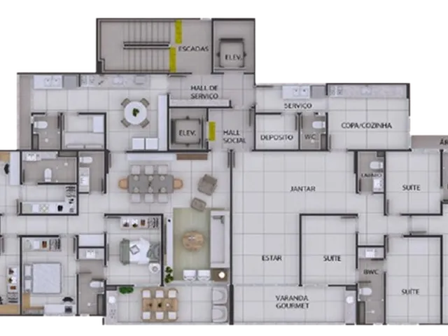 Imagem 2: Aurora 17 Apartamento com 4 dormitórios