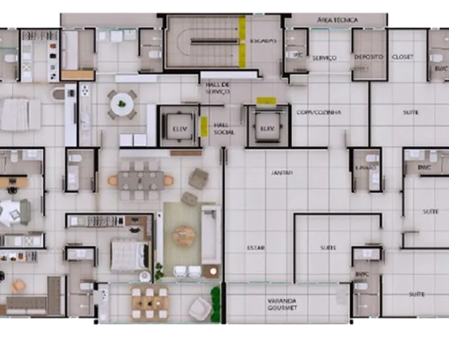 Imagem 5: Aurora 17 Apartamento com 4 dormitórios