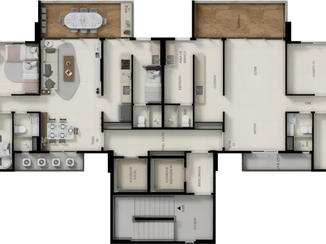 Imagem 3: Alameda Rio Apartamento com 3 dormitórios