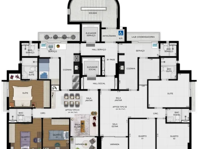 Imagem 12: Sainte Bruna Apartamento com 3 dormitórios